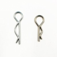 Customized R shape galvanized spring retaining clip