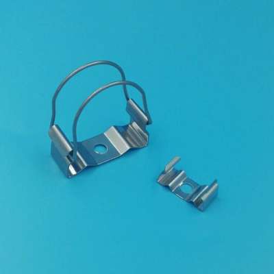 Stainless steel led tube light clip spring fastener